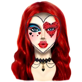 Queen Adhesive Face Jewels Sticker