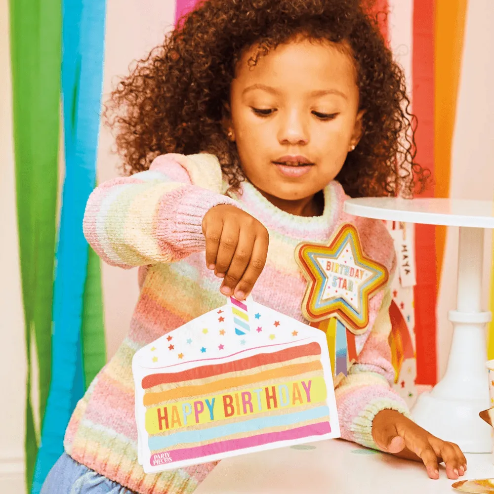 "Happy Birthday" Cake Napkins