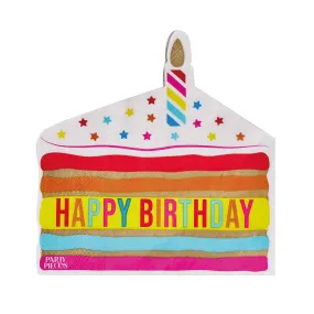 "Happy Birthday" Cake Napkins