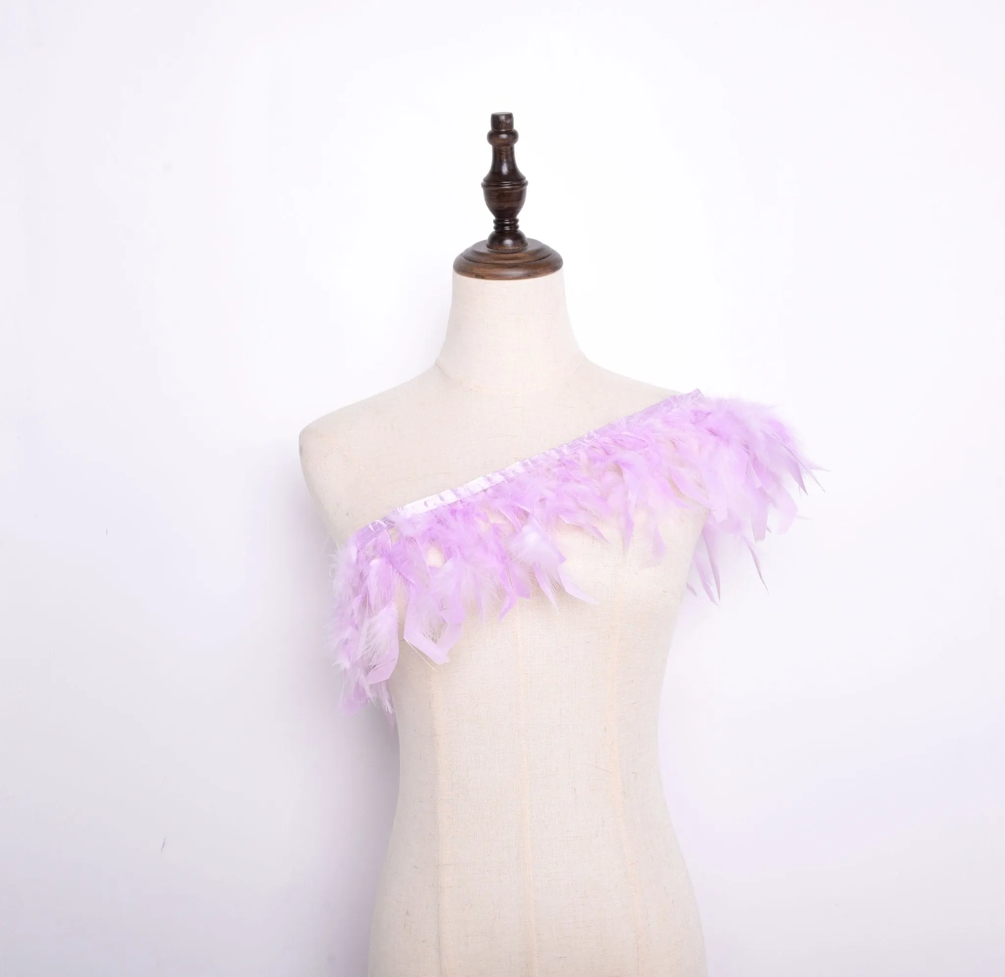 Rooster Feather Fringe Ribbon