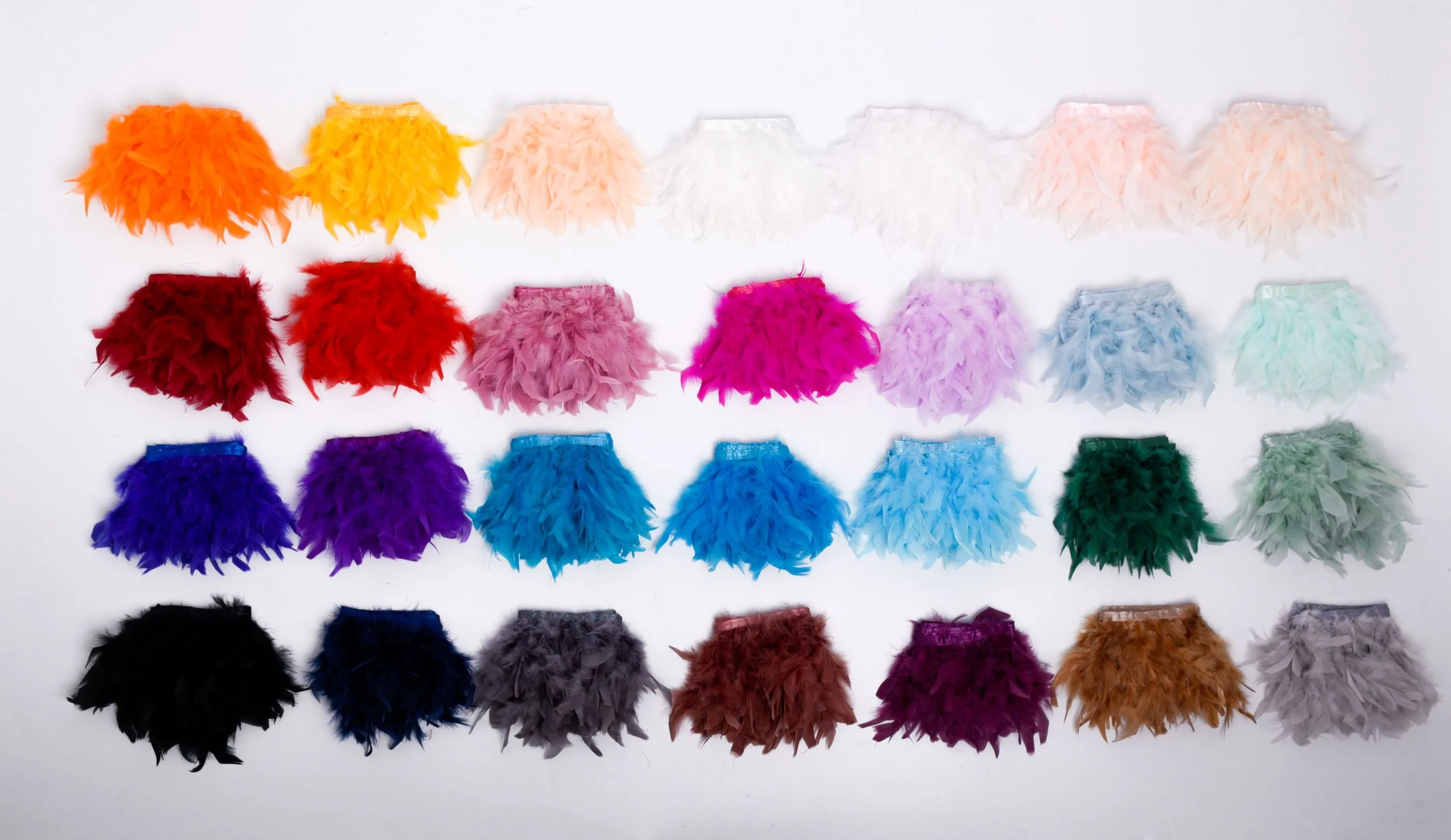 Rooster Feather Fringe Ribbon
