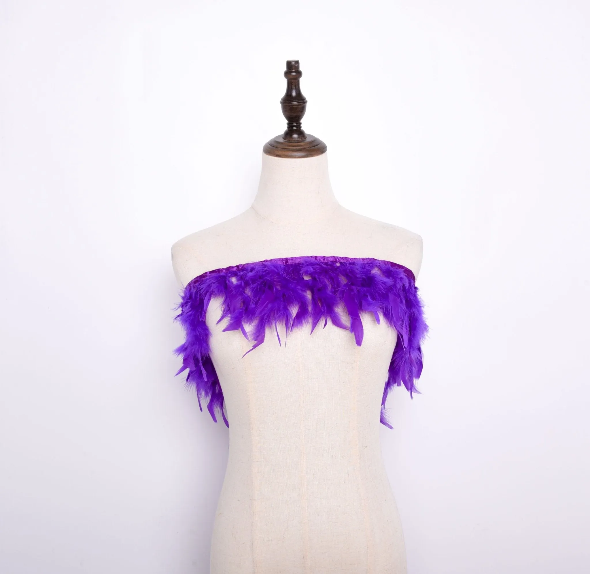 Rooster Feather Fringe Ribbon