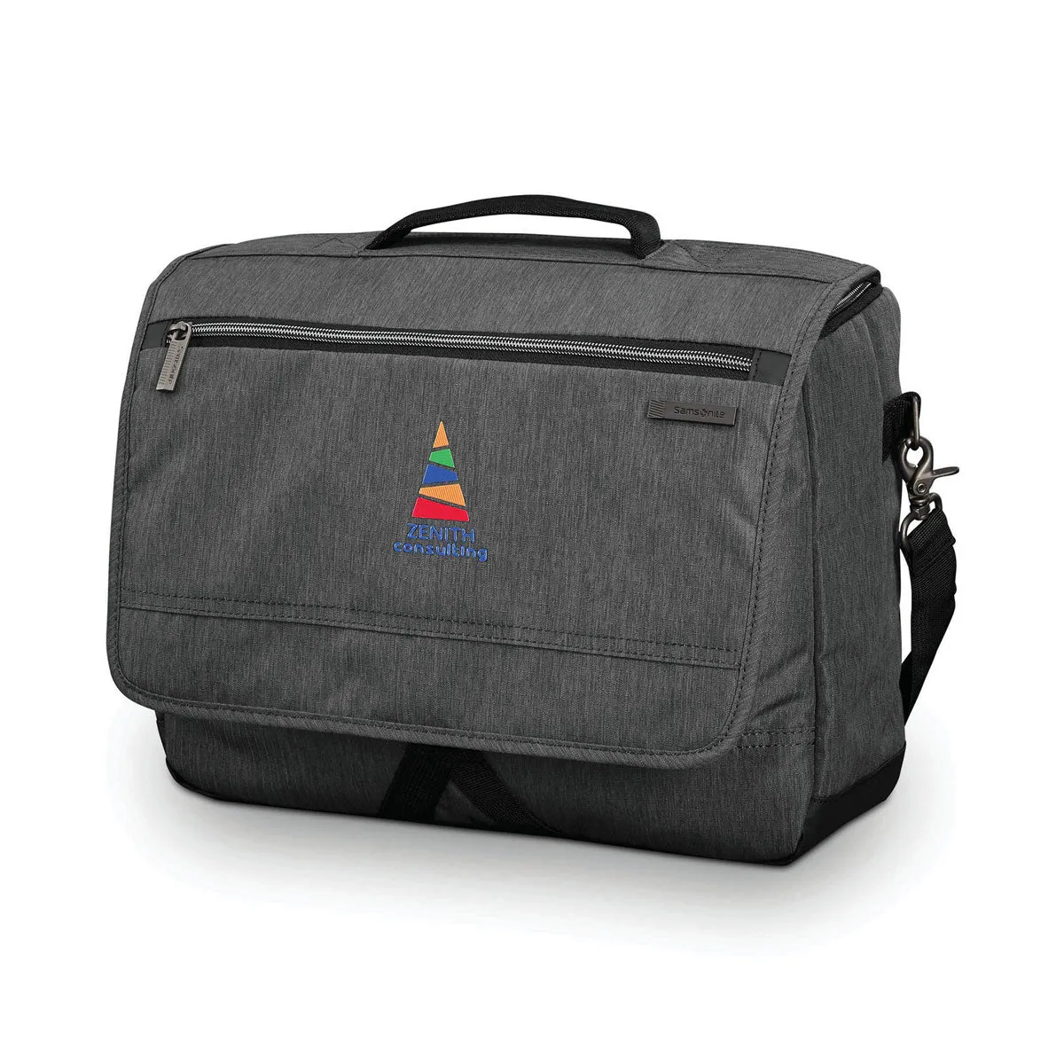 Samsonite Charcoal Heather Charcoal Modern Utility Computer Messenger Bag