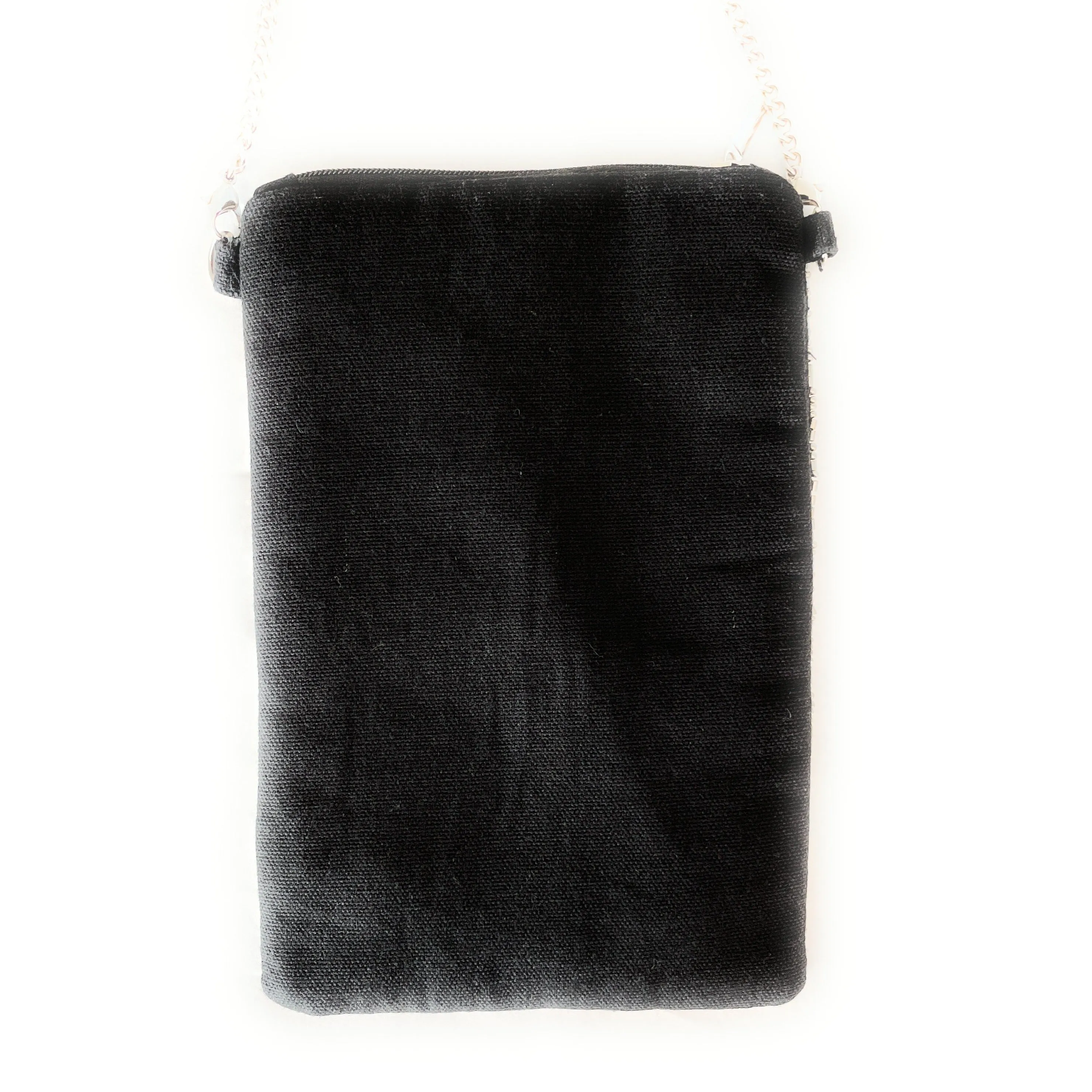 Silver Beaded Purse