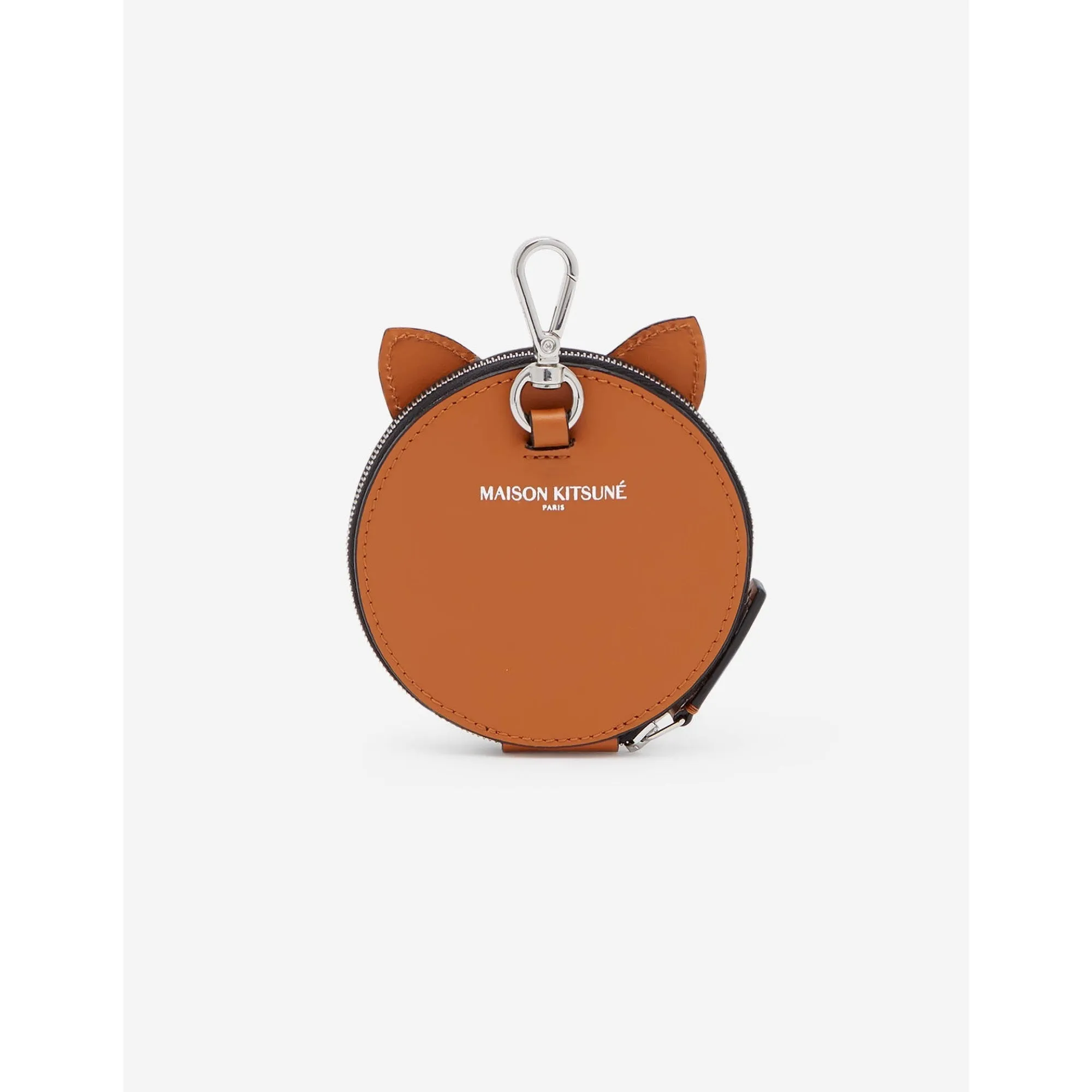 Unisex Fox Head Coin Purse With Hook - Fox