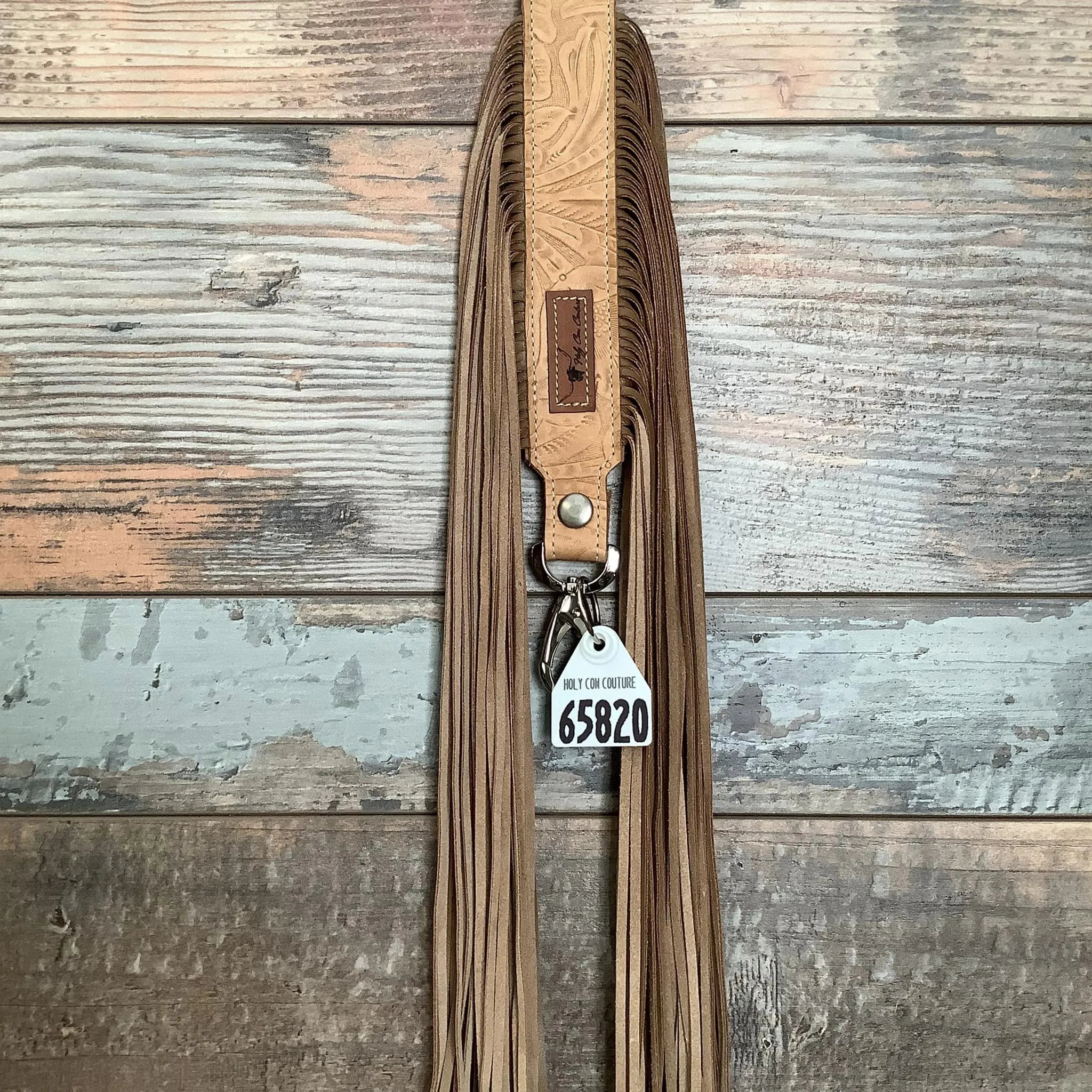 Western Mini Leather Fringe Strap 48" #65820