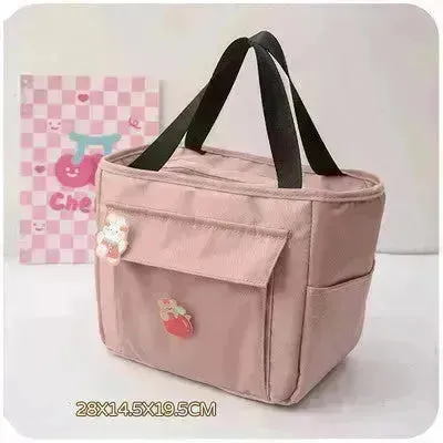 Women's Japanese Style Portable Lunch Box Bag