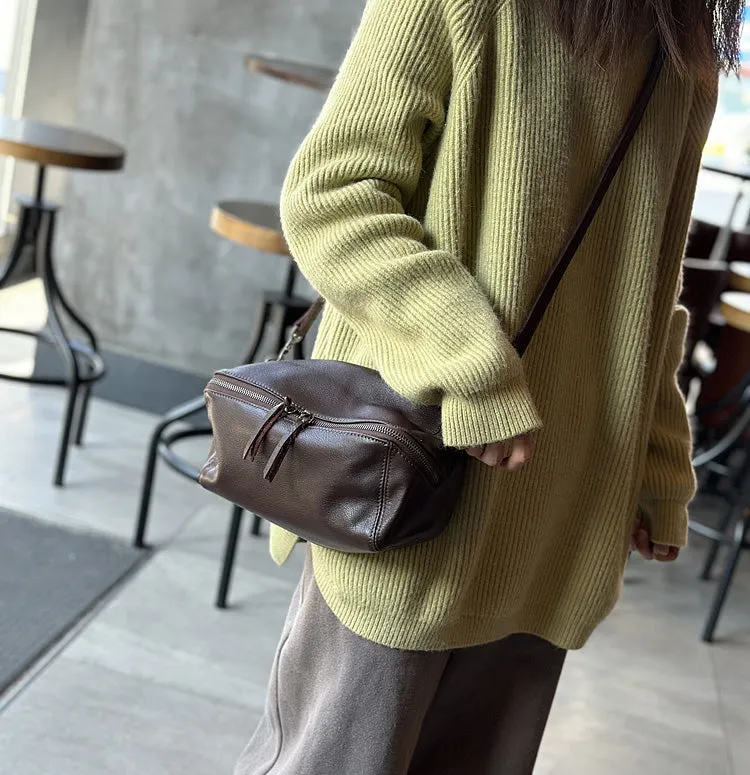 Womens Leather Shoulder Bag Small Crossbody Bags For Women