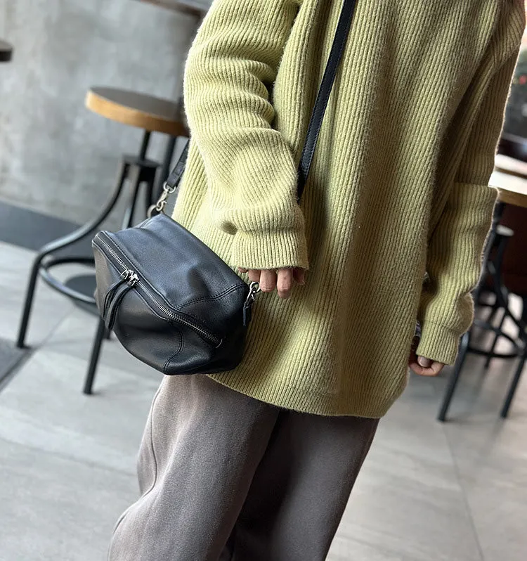 Womens Leather Shoulder Bag Small Crossbody Bags For Women