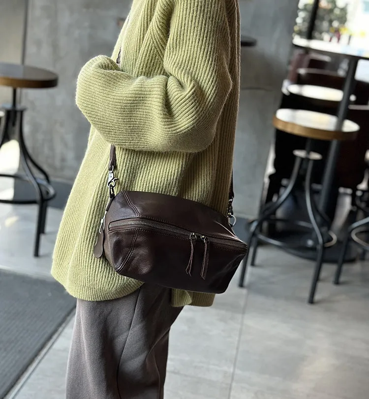 Womens Leather Shoulder Bag Small Crossbody Bags For Women