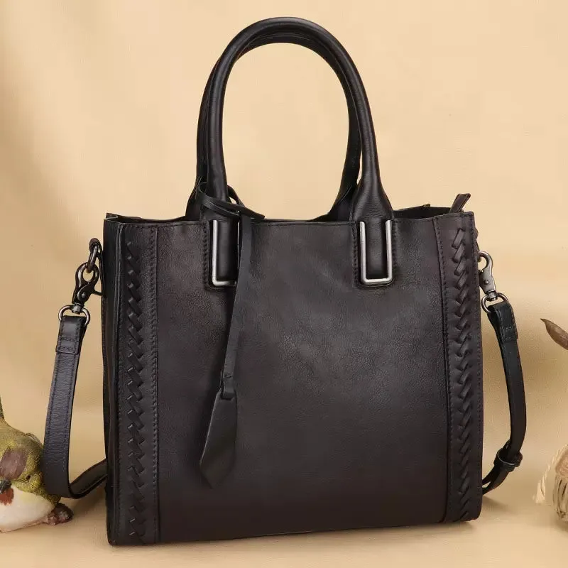 Womens Small Over The Shoulder Purse Brown Leather Crossbody Bag